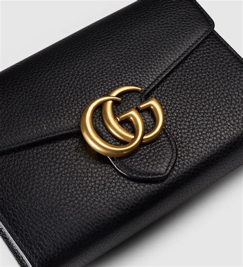 gucci interlocking wallet on chain|gucci gg marmont keychain wallet.